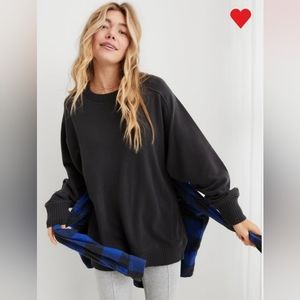NWT Aerie Down to Earth Crew Sweatshirt XS